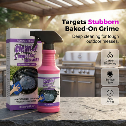 🔥 Heavy-Duty BBQ Grill Cleaner & Degreaser Spray — Fast Grease Removal